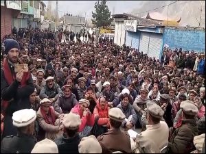 PoK: Residents in Gilgit Baltistan stage protest over revocation of wheat subsidies
