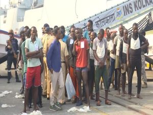 Indian Navy concludes anti-piracy operation, hands over 35 Somali pirates to Mumbai Police