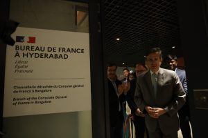 French envoy to India Thierry Mathou inaugurates 'Bureau de France' in Telangana