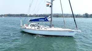 Led by women officers, INSV Tarini embarks on expedition to Mauritius