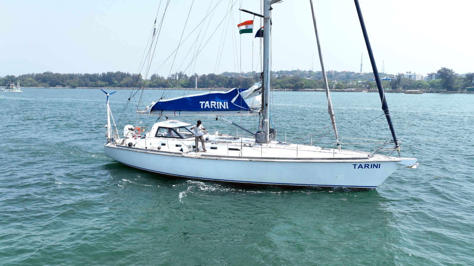 Led by women officers, INSV Tarini embarks on expedition to Mauritius