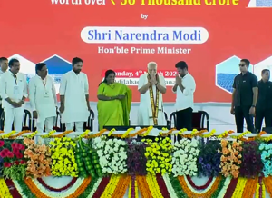 PM Modi launches multiple development projects worth over Rs 56,000 cr in Telangana