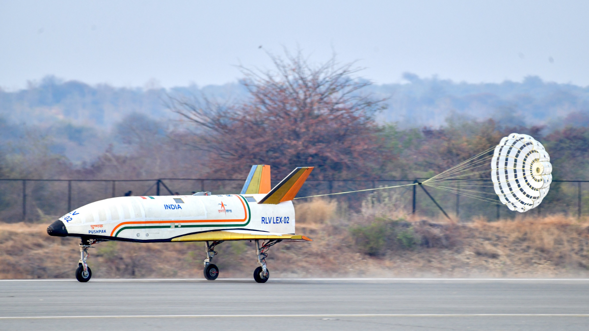 ISRO reaches new milestone, successfully lands Pushpak reusable launch vehicle