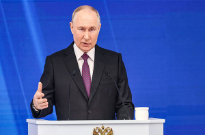 Putin warns West of risk of nuclear war, says Moscow can strike Western targets