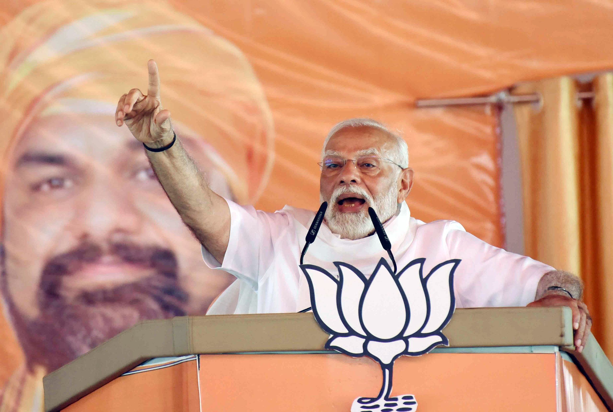 PM Modi addresses election rally in Rajasthan’s Churu