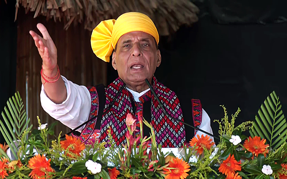 Defence Minister Rajnath Singh criticises China’s attempt to rename places in Arunachal Pradesh