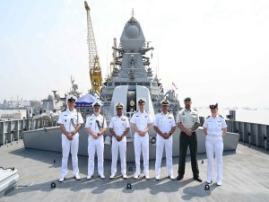 Royal Netherlands Navy's HNLMS Tromp engages in Maritime Partnership Exercise with Indian Navy 