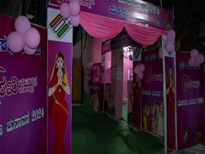 Lok Sabha Elections: Pink booth set up in Bangalore Rural constituency for women voters