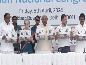 Congress releases election manifesto for 2024 Lok Sabha polls