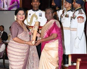 Renowned Bangladeshi singer Rezwana Choudhury Bannya receives Padma Shri Award