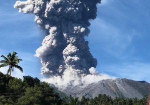 Indonesia's Mount Ibu erupts, spewing ash clouds