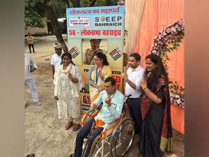 Lok Sabha Elections: 10.35 pc Voter turnout recorded till 9 am, polling underway in 96 constituencies