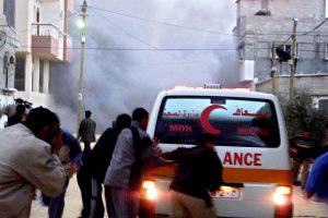 Israeli tanks hit evacuation zone west of Rafah, 21 dead, Gaza health officials say