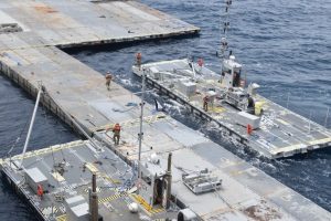 US aid pier for Gaza floats into wartime reality