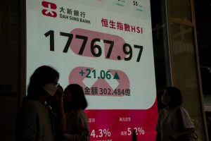 Global stocks inch lower, dollar firm as Fed focus intensifies; crypto soars