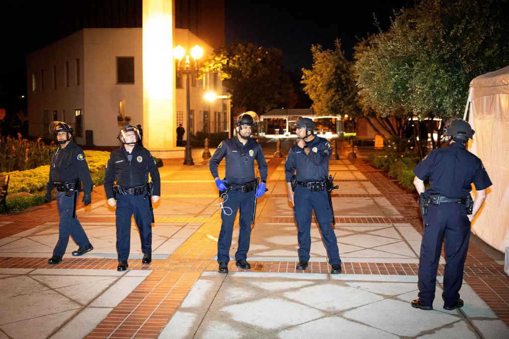 Police clear pro-Palestinian encampment at University of Southern California
