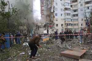 Ukrainian missile kills 15 at apartment block, Russia says