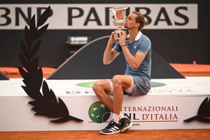 Zverev wins sixth Masters title at Italian Open