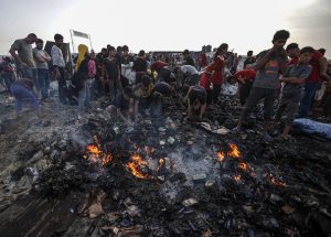 Deadly fire spreads despair, grief among Gazans after Israeli strike