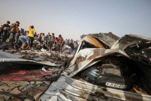 Israeli attack on Rafah tent camp kills 45, prompts global outcry