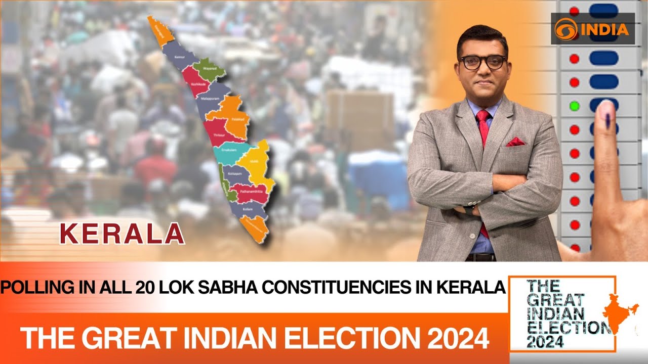 Polling in all 20 Lok Sabha constituencies in Kerala