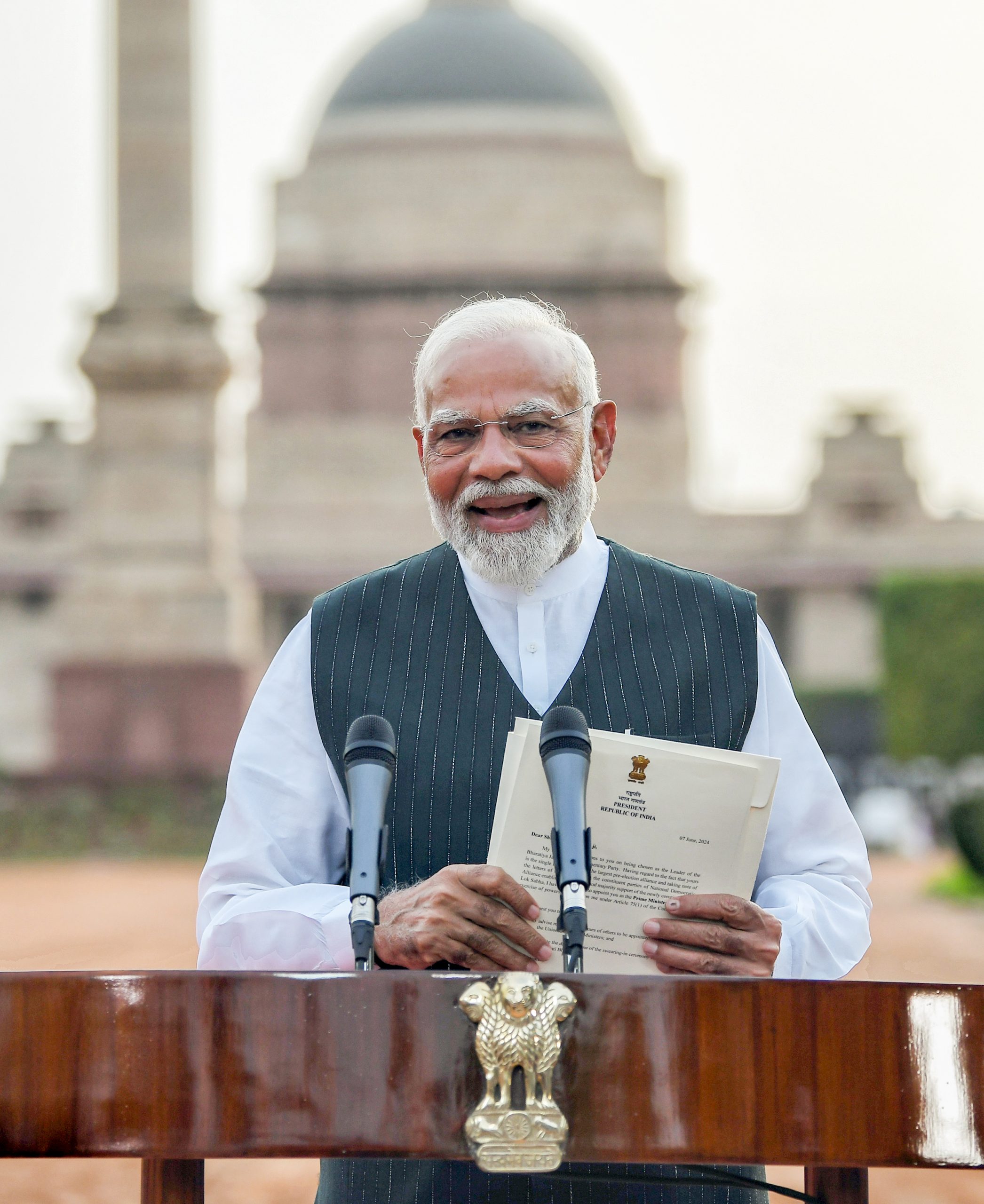 “Will take country forward and fulfil dreams of common people”: PM designate Modi