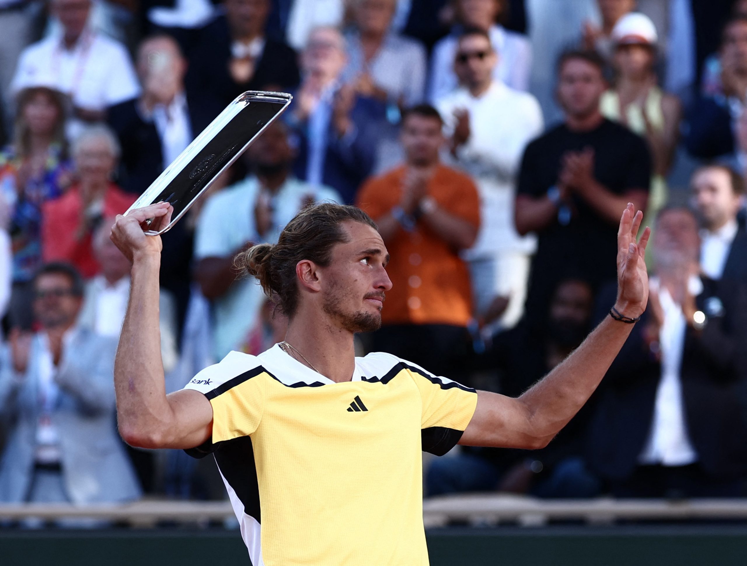 Zverev frustrated by line call after French Open final heartbreak