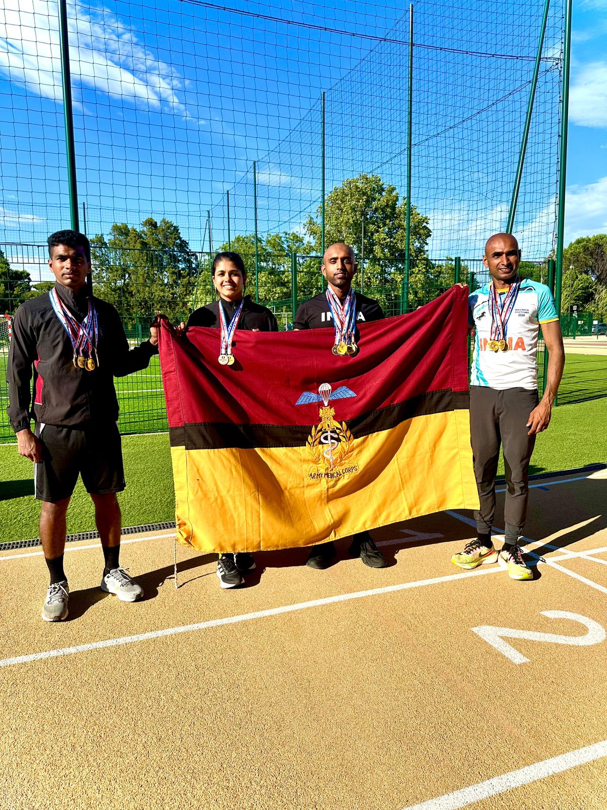 Indian AFMS officers triumph at World Medical and Health Games in France