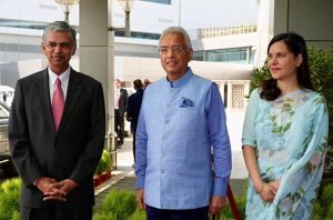 Mauritius PM Jugnauth arrives to attend PM Modi's swearing-in ceremony