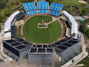 Bulldozers arrive to dismantle T20 World Cup’s pop-up stadium in New York’s Nassau County