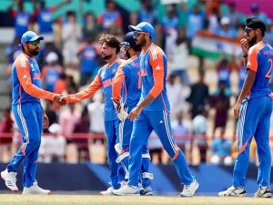 T20 WC: Rohit Sharma shines as India beat Australia to enter semis