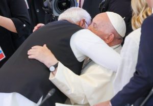 G7 Summit: Prime Minister Modi meets Pope Francis, invites him to India
