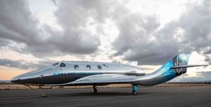 Virgin Galactic spaceplane takes tourists on flight