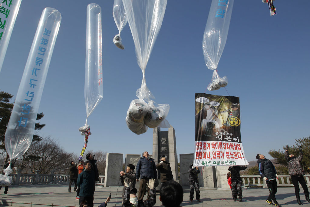 North Korea sends 300 more trash balloons south as row over loudspeaker broadcast intensities