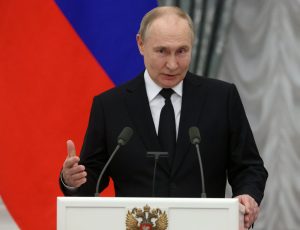 Amid war, Putin looks east from Russia's window to Europe