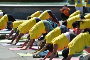 London: Over 700 attend Indian High Commission's Yoga event in Trafalgar Square