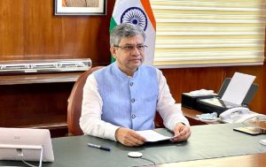 Ashwini Vaishnaw takes charge as Minister of Railways for second term