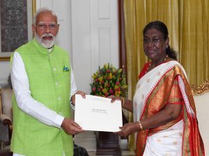 PM Modi tenders resignation to President Murmu ahead of next government formation