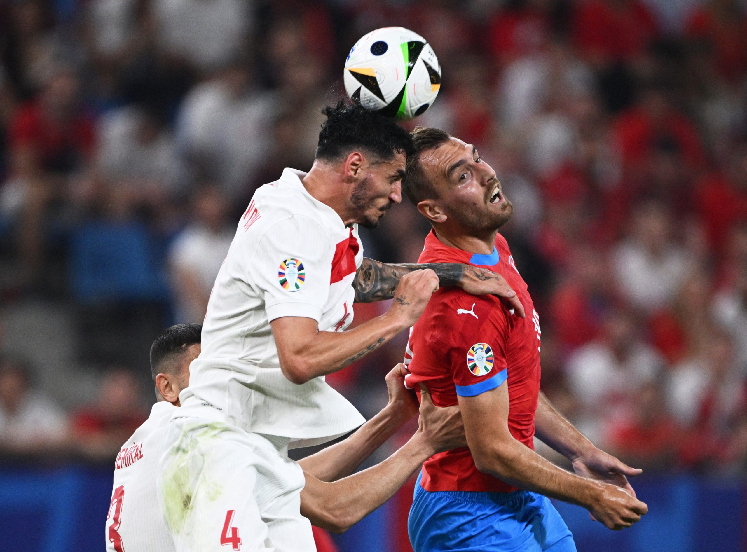 Euro 2024: Turkey reach last 16 with 2-1 win, send Czechs home
