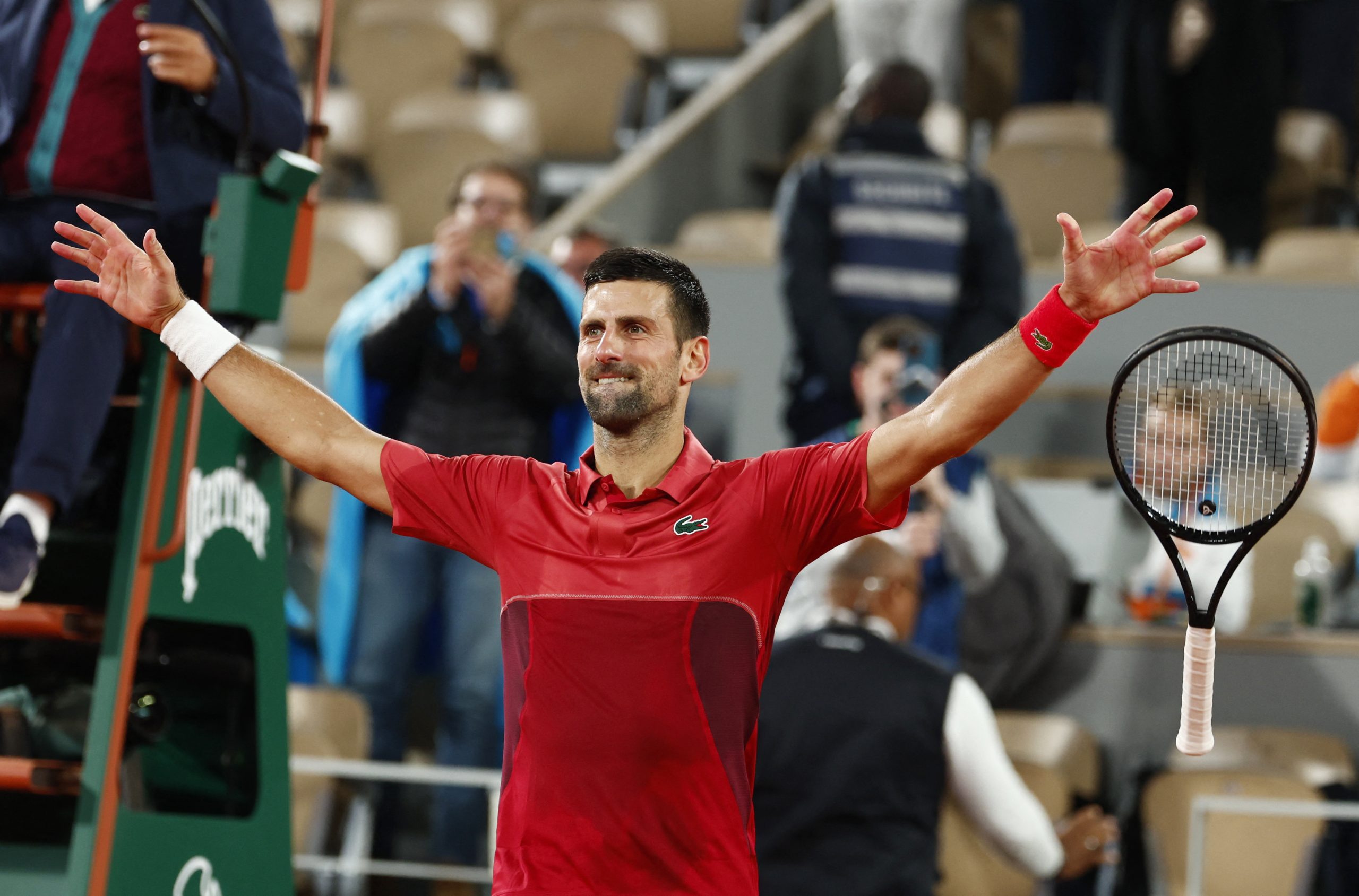 Marathon man Djokovic hangs on in latest ever finish at French Open