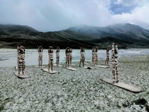 International Yoga Day: Indian Army personnel perform Yoga in icy heights on International