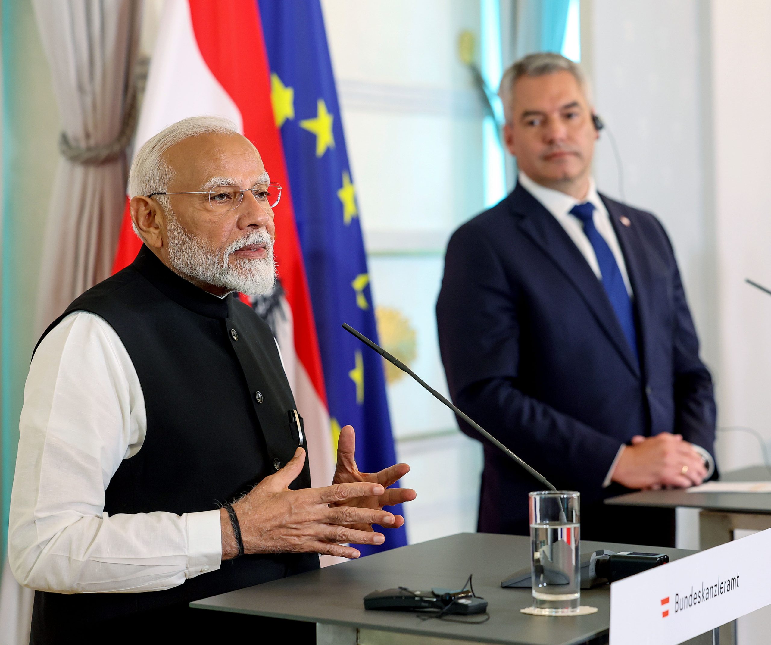 PM Modi and Austrian Chancellor hold “extensive and fruitful” talks in Vienna