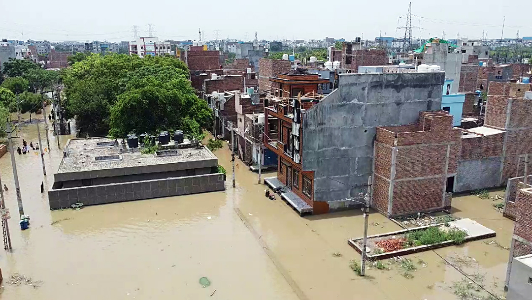 Parts of northwest Delhi flooded after canal breach