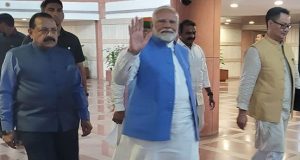 PM Modi arrives in Parliament for NDA parliamentary party meeting