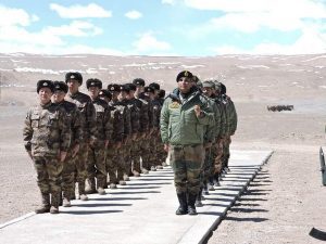 Poised along the Indian border, Chinese troops are there for the long haul