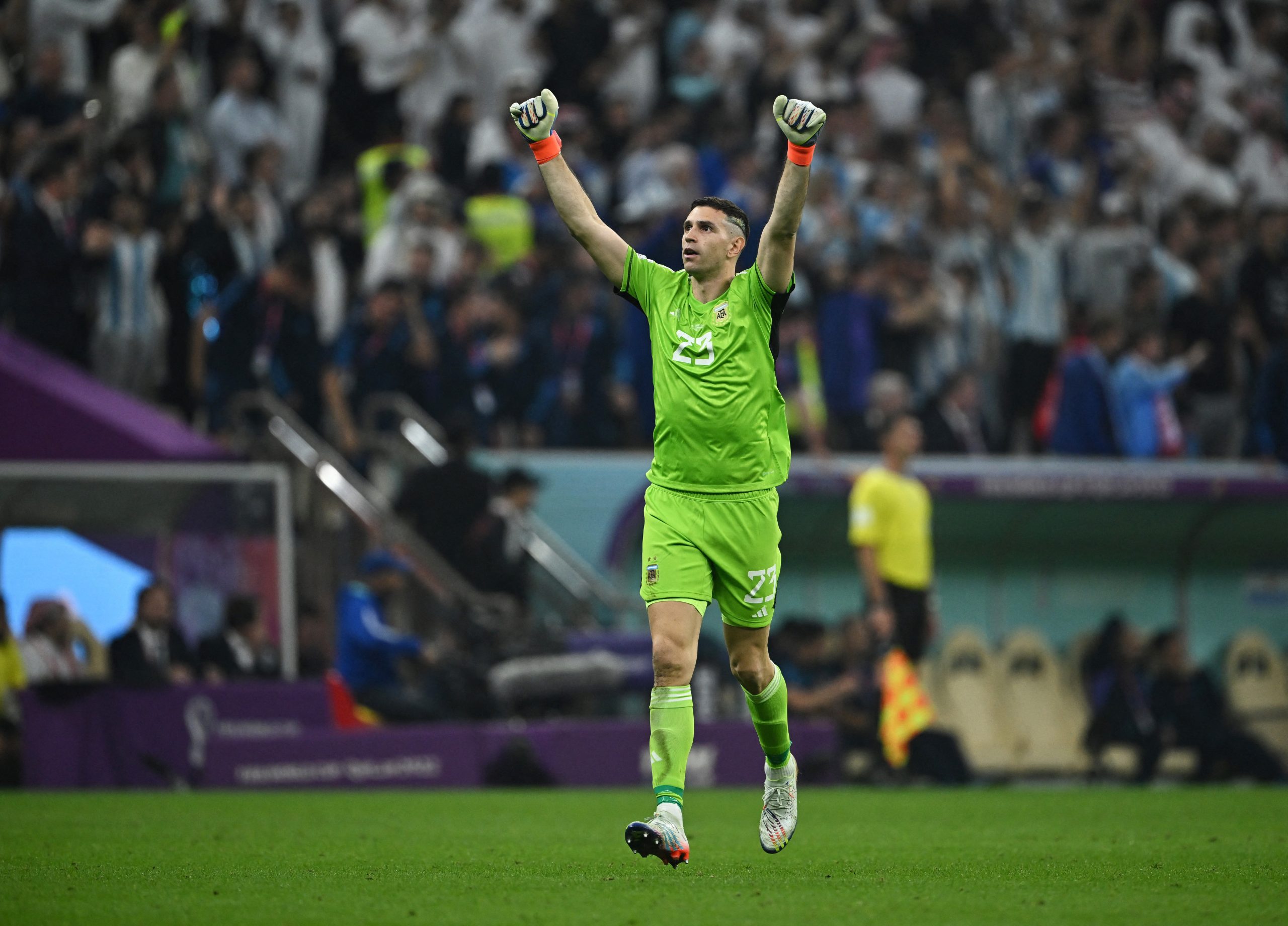 Martinez saves Argentina in Copa shootout win over Ecuador to reach semis