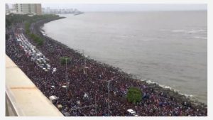 Fans flood Mumbai’s Marine Drive to welcome T20 World Champions Team India