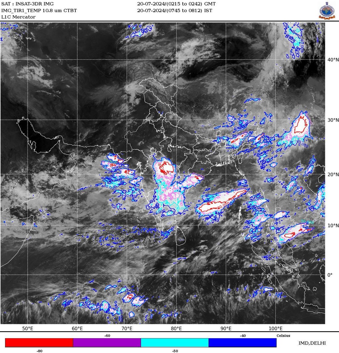 Widespread rainfall expected across multiple states