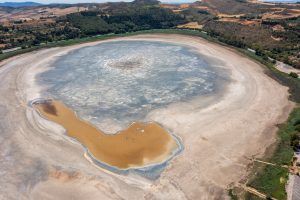 Sicily's only natural lake drying up as island grapples with drought