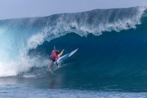 Olympics-Surfing-Marks leads US charge as surf pumps for Tahiti opening day